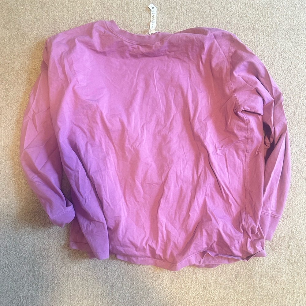 Lululemon Velvet Dust All Yours Long Sleeve